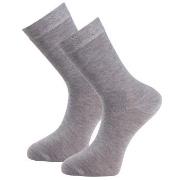 Trofe Bamboo Socks Strømper 2P Grå Str 35/38 Dame