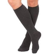 Trofe Cotton Knee Socks Strømper Grå Str 35/38 Dame