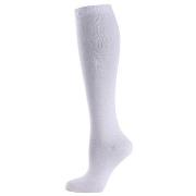 Trofe Cotton Knee Socks Strømper Hvit Str 39/42 Dame