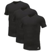 adidas 3P Active Flex Cotton V-Neck T-Shirt Svart bomull Large Herre