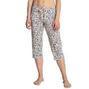 Calida Favourites Dreams Capri Pants Hvit Mønster bomull Large Dame