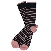 Topeco Strømper Men Bamboo Socks Rosa stripet Str 41/45 Herre