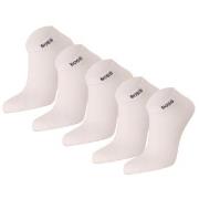 BOSS Strømper 5P Cotton Blend Ankle Socks Hvit Str 39/42 Herre