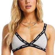 Reebok BH Dotty Triangle Bra Grå bomull Small Dame