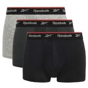 Reebok 3P Redgrave Sports Trunk Svart/Grå polyester Large Herre