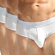 Bread and Boxers Brief Multi 3P Hvit økologisk bomull Medium Herre