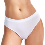 Bread and Boxers High Waist Brief Truser Hvit modal Large Dame