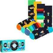 Happy socks Strømper 4P At The Diner Socks Gift Box Svart bomull Str 3...