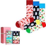 Happy socks Strømper 3P Foodie Socks Gift Box Mixed bomull Str 36/40