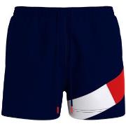 Tommy Hilfiger Badebukser Solid Flag Swim Shorts Mørkblå nylon X-Large...