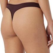 Schiesser Truser 3P 95-5 Organic Cotton Thong Rød/Svart økologisk bomu...