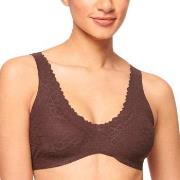 Sloggi BH ZERO Feel Lace 2.0 Bralette Brun Medium Dame