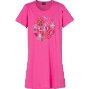 Trofe Tea Time Big Tee Rosa bomull Medium Dame