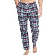 Jockey Pants Flannel Blå/Grønn bomull Small Herre