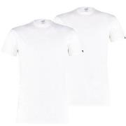 Puma 2P Everyday Basic Crew Tee Hvit bomull Small Herre