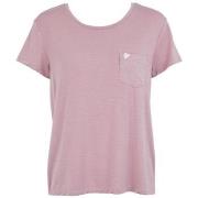 Missya Softness Modal T-shirt Lilla modal Large Dame