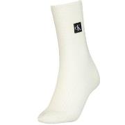 Calvin Klein Strømper Women Icon Patch Sock Hvit One Size Dame