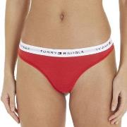 Tommy Hilfiger Truser LOGO Waistband Thong Rød X-Large Dame