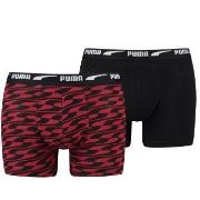 Puma 2P Men Formstrip Boxer Rød bomull X-Large Herre