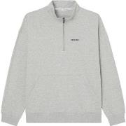 Calvin Klein Modern Cotton Lounge Q Zip Sweatshirt Grå Medium Herre