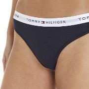 Tommy Hilfiger Truser LOGO Waistband Thong Mørkblå Small Dame