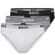 BOSS 3P Power Brief Svart/Hvit bomull X-Large Herre