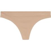 Calvin Klein Truser Fusion Flex Thong Beige polyamid Small Dame