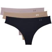 Under Armour Truser 3P Pure Stretch Thong Svart m Beige X-Small Dame