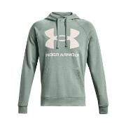 Under Armour Rival Fleece Big Logo Hoodie Lysegrønn Large Herre