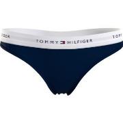 Tommy Hilfiger Truser Curve LOGO Waistband Thong Mørkblå 3XL Dame