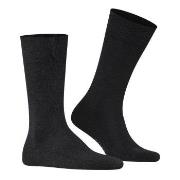 Falke Strømper Sensitive London Socks Antracit bomull Str 43/46 Herre