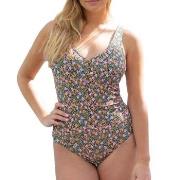 Trofe Aruba Swimsuit Grønn blomstre 38 Dame