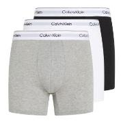Calvin Klein 3P Modern Cotton Stretch Boxer Brief Grå/Svart bomull Sma...