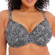 Elomi Pebble Cove Underwire Plunge Bikini Top Svart F 90 Dame