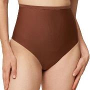 Triumph Truser Shape Smart Highwaist Thong Brun Small Dame