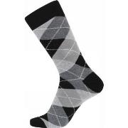 JBS Strømper Patterned Cotton Socks Grå/mørkgrå Str 40/47 Herre