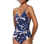 Triumph Summer Allure Padded Swimsuit 01 Hvit/Blå C 38 Dame