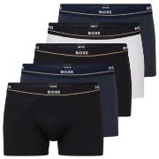BOSS 5P Cotton Boxer Trunks Mixed bomull Small Herre