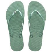Havaianas Slim Crystal SW II Grønn Str 35/36 Dame