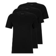 BOSS 3P V-Neck Classic T-shirt Svart bomull Medium Herre