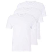 BOSS 3P V-Neck Classic T-shirt Hvit bomull XX-Large Herre