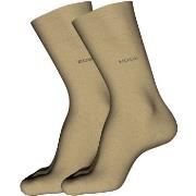 BOSS Strømper 2P RS Uni CC Beige Str 43/46 Herre