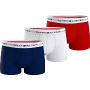 Tommy Hilfiger 3P Signature Essential Cotton Trunk Rød/Blå  bomull XX-...