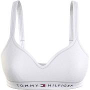 Tommy Hilfiger BH Bralette Lift Hvit økologisk bomull Large Dame