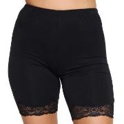 Damella Bamboo Lace Shorts Svart ull X-Large Dame