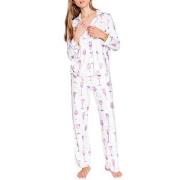 PJ Salvage Wine And Cocktail Glasses Pyjama Hvit polyester X-Large Dam...