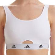 adidas BH Scoop Bralette Hvit bomull Medium Dame