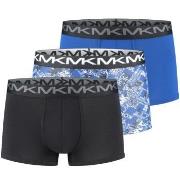 Michael Kors 3P Stretch Factor Trunks Svart/Marine/Hvit bomull Large H...