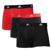 adidas 3P Active Flex Cotton Trunk Rød bomull Small Herre