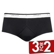 Jockey Cotton Y-front Brief Svart bomull Medium Herre
